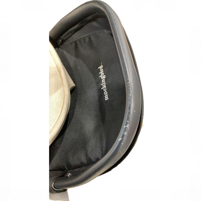 Shop Mockingbird Single to Double 3.0 Stroller, 2025, Charcoal with Black Leather, Oat at GoodBuy Gear