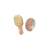 Shop Sprucely Brush And Comb Set, Cantaloupe at GoodBuy Gear