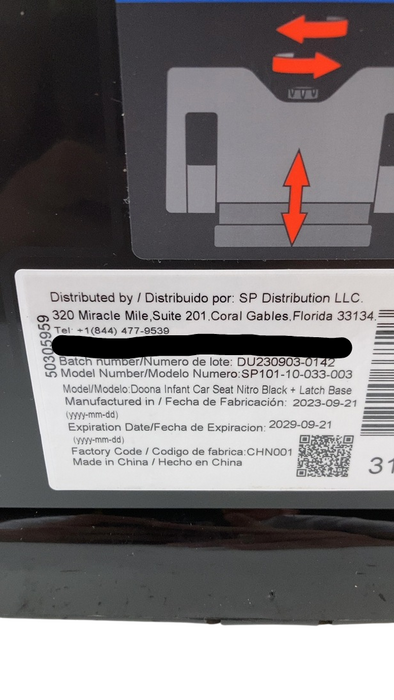 Shop Doona Infant Car Seat & Stroller Combo, 2023, Nitro black at GoodBuy Gear