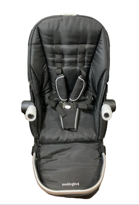 Shop Mockingbird 2nd Seat Kit 2.0, No Canopy, No Canopy, Silver With Black Leather at GoodBuy Gear