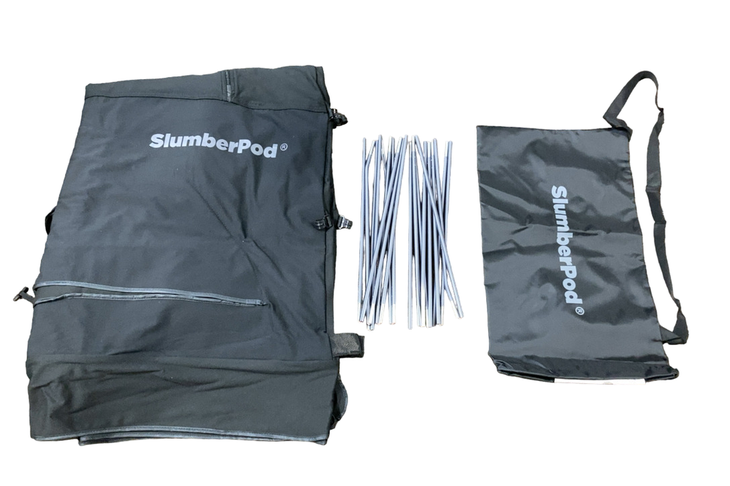 Shop SlumberPod 3.0 Sleep Canopy, Black with Gray Accents at GoodBuy Gear