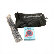 Shop SlumberPod 3.0 Sleep Canopy with Fan, Black with Gray Accents at GoodBuy Gear