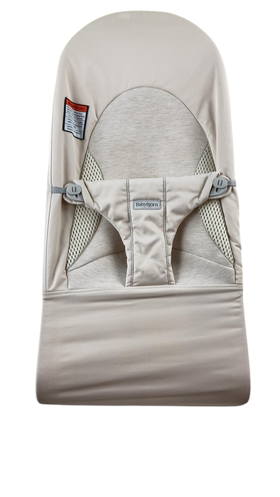 Shop BabyBjorn Bouncer Balance, Light Beige TriFabric, Light Gray Frame at GoodBuy Gear