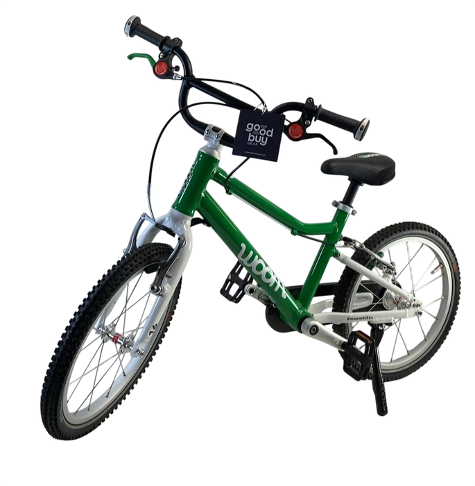 Shop Woom ORIGINAL 3 Bike "16, Base Model, Woom Green at GoodBuy Gear