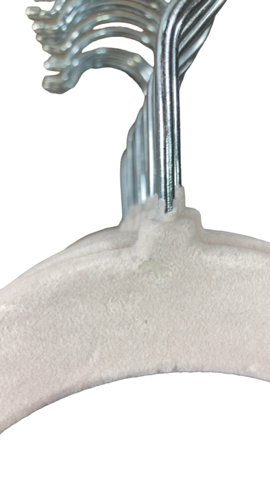 Shop Sprucely Velvet Hangers 20 Pack, Oat at GoodBuy Gear