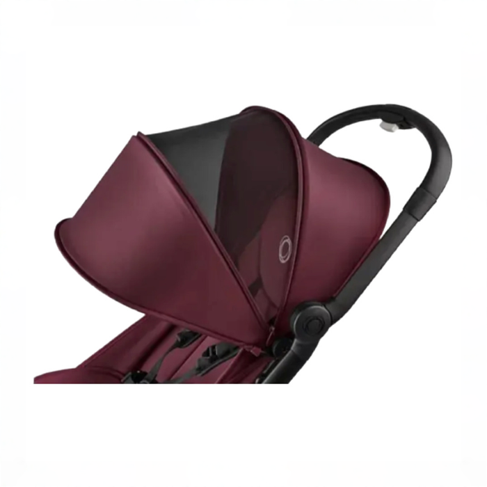 Shop Bugaboo Butterfly 2 Stroller, 2025, Black, Dark Cherry, Dark Cherry at GoodBuy Gear