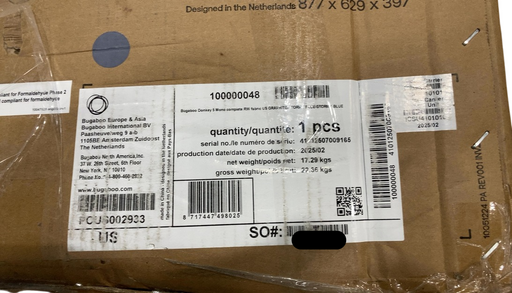 Shop Bugaboo Donkey 5 Mono Stroller, Graphite, Stormy Blue, Stormy Blue, 2025 at GoodBuy Gear