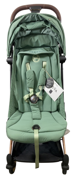Shop Cybex Coya Stroller, 2023, Leaf Green, Rose Gold at GoodBuy Gear