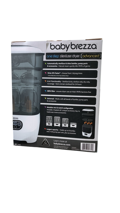 Shop Baby Brezza Sterilizer And Dryer Advanced, White at GoodBuy Gear