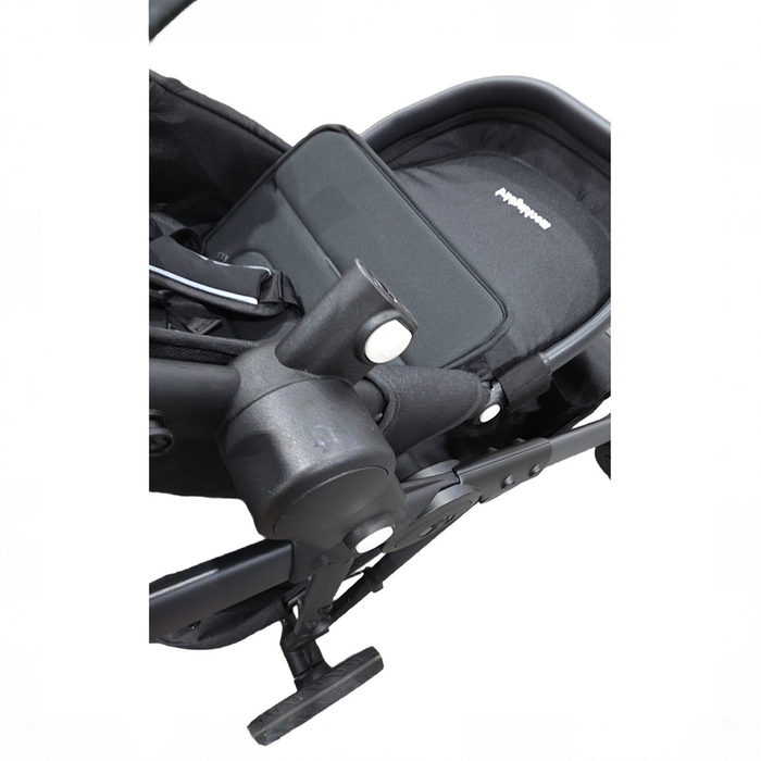 Shop Mockingbird Single to Double 3.0 Stroller, 2025, Charcoal with Penny Leather, Solid Black at GoodBuy Gear