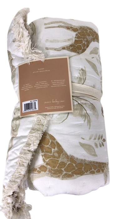 Shop Crane Baby Cotton Quilted Play Mat, Kendi (Safari Animal) at GoodBuy Gear