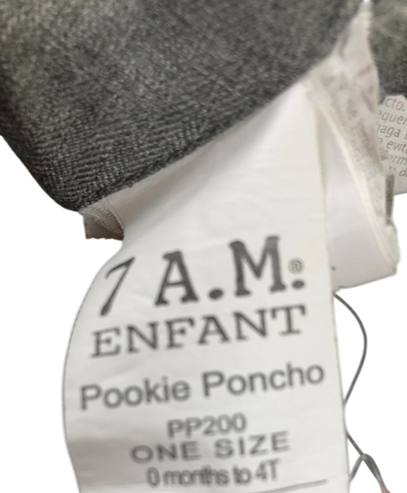 Shop 7 A.M. Enfant Pookie Poncho, Metallic Grey at GoodBuy Gear