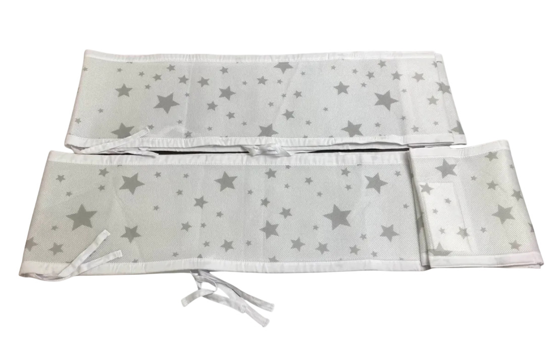 Shop Breathable Baby Mesh Crib Liner, Full Size/4 Sides, Starlight at GoodBuy Gear