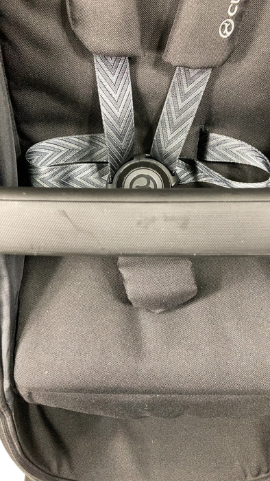 Shop Cybex Eos Stroller, 2024, Moon Black, Silver at GoodBuy Gear