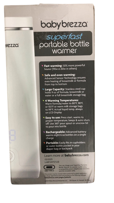 Shop Baby Brezza Super Fast Portable Bottle Warmer, White at GoodBuy Gear