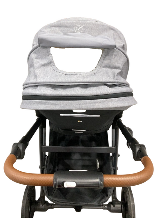 Shop Mockingbird Single 3.0 Stroller, 2025, Heather Grey, Charcoal with Penny Leather at GoodBuy Gear