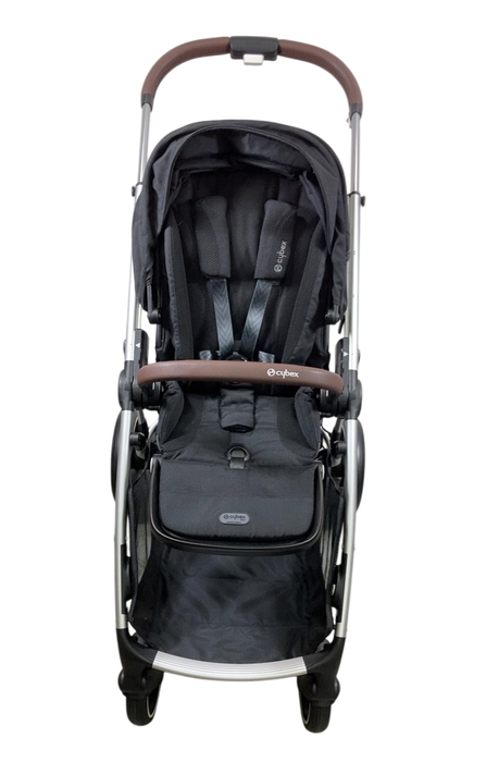 Shop Cybex Gazelle S Modular Stroller, 2023, Moon Black, Silver Frame at GoodBuy Gear