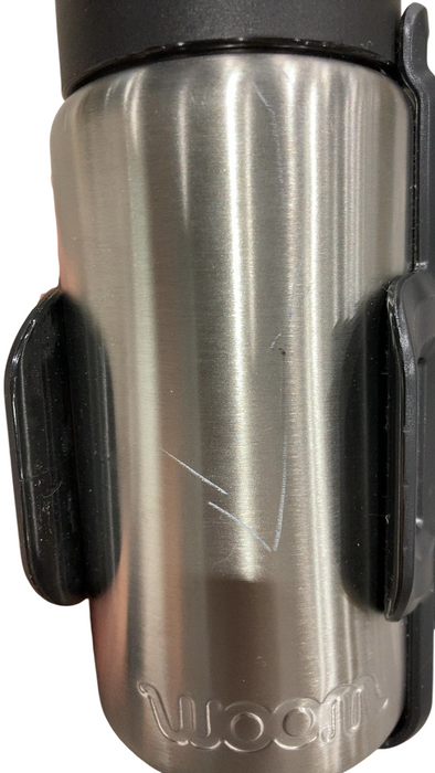 Shop Woom GLUG Stainless Steel Bottle + Bottle Cage, Stainless at GoodBuy Gear