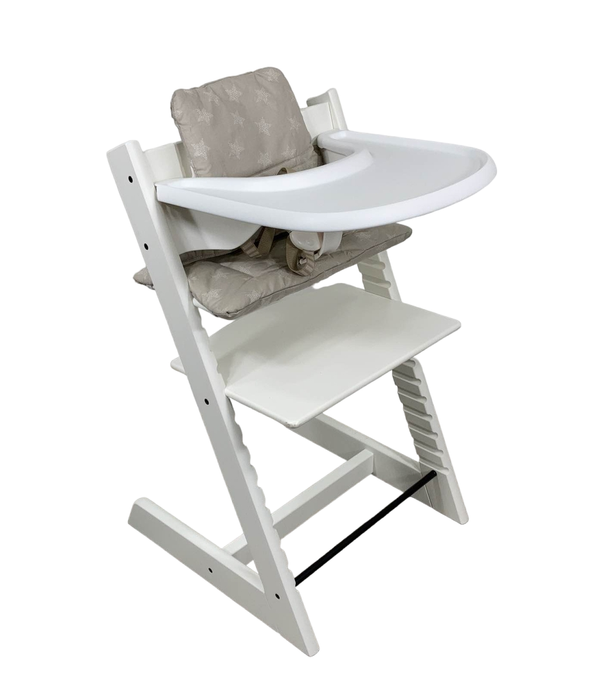 Stokke Tripp Trapp Complete High Chair, White, Silver Star