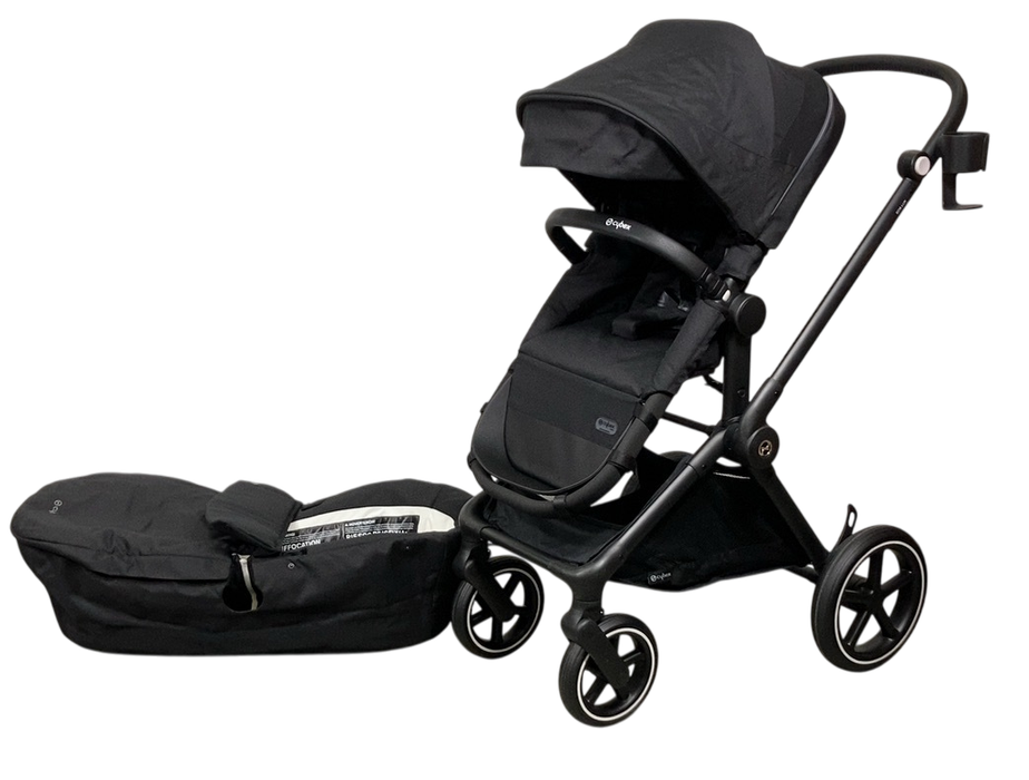 Shop Cybex Eos Lux Stroller, 2023, Moon Black at GoodBuy Gear