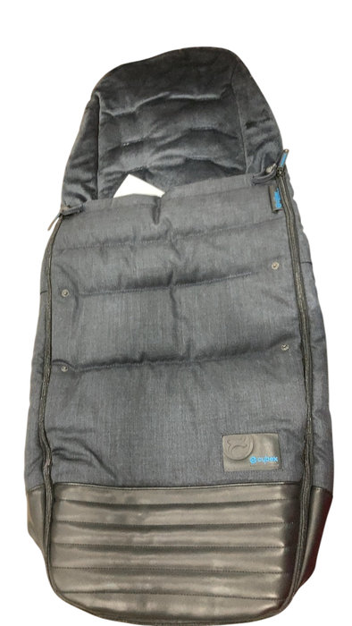 Shop Cybex Platinum Footmuff, True Blue Denim-Navy Blue at GoodBuy Gear