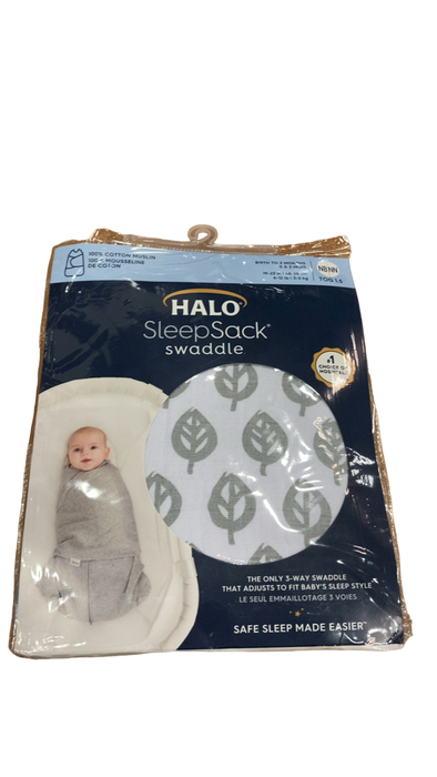 Shop Halo Cotton Sleepsack, Newborn, Gray Tree Leaf at GoodBuy Gear