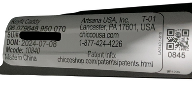 Shop Chicco KeyFit Caddy Stroller Frame, 2024, Black at GoodBuy Gear