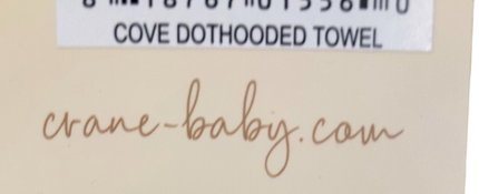 Shop Crane Baby Hooded Towel, Cove Dot at GoodBuy Gear