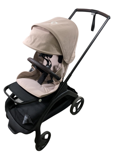 Shop Bugaboo Dragonfly Bassinet and Seat Stroller, 2024, Black, Desert Taupe, Desert Taupe at GoodBuy Gear