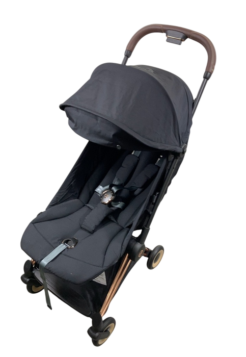 Shop Cybex Coya Stroller, 2024, Rose Gold, Sepia Black at GoodBuy Gear