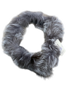 Shop BabyFrrr Faux Fur Stroller Hood Trim, Grey/White at GoodBuy Gear