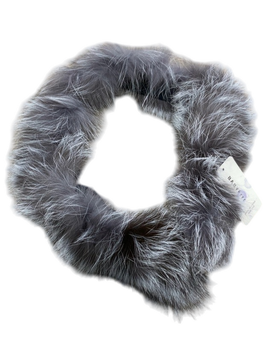 Shop BabyFrrr Faux Fur Stroller Hood Trim, Grey/White at GoodBuy Gear
