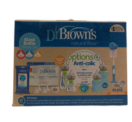 Shop Dr. Brown's Anti-Colic Wide Neck Glass Baby Bottle Gift Set at GoodBuy Gear
