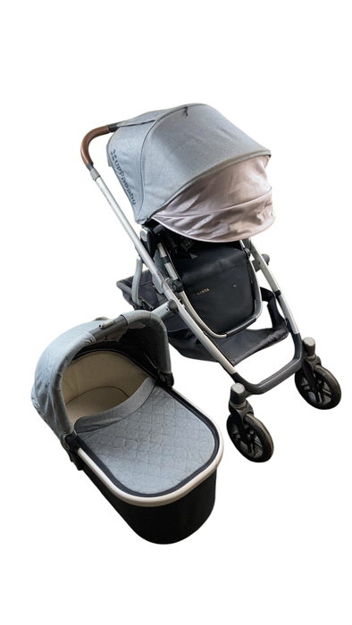 Shop UPPAbaby VISTA Stroller, 2018, Gregory (Blue Melange) at GoodBuy Gear