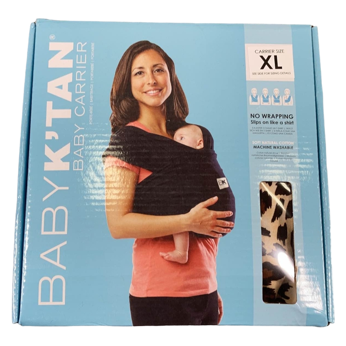 Shop Baby K'tan Baby Carrier, Leopard Love Brown, Original, X-Large at GoodBuy Gear