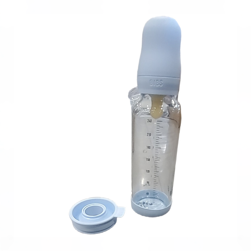 Shop BIBS Baby Glass Bottle Complete Set, 8oz, Baby Blue at GoodBuy Gear