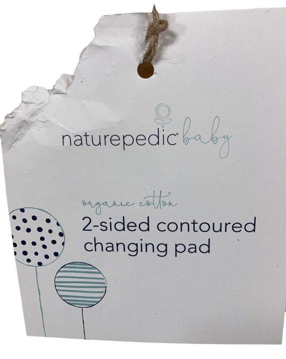 Shop Naturepedic Organic Cotton Changing Pad 2 Sided Contoured, Natural at GoodBuy Gear