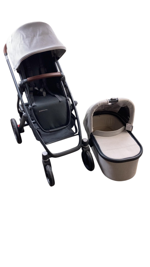 Shop UPPAbaby VISTA V2 Stroller, 2023, Anthony (White & Grey Chenille) at GoodBuy Gear