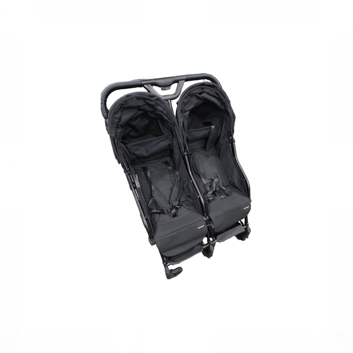 Shop Mompush Lithe Double Stroller, 2025, Black at GoodBuy Gear