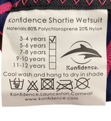 Shop Konfidence Shortie Child Wetsuit, 3-4 yrs, Pink at GoodBuy Gear