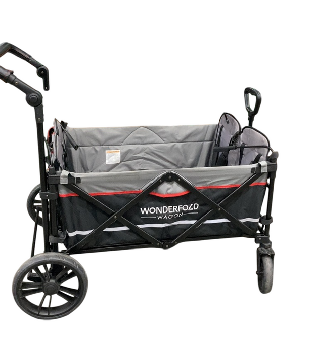 Shop Wonderfold X4 Push & Pull Quad Stroller, 2021, Black/Red/Grey at GoodBuy Gear