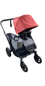 Shop Bugaboo Donkey 5 Mono Stroller, Black, Sunrise Red, Grey Melange, 2024 at GoodBuy Gear