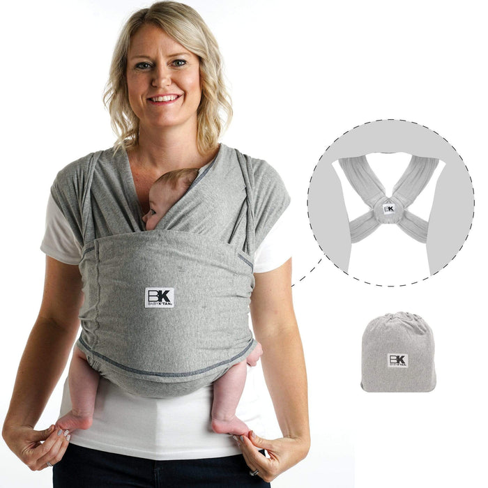 Baby K'tan Baby Carrier, Heather Gray, Original, Small