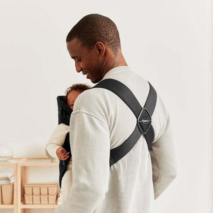 BabyBjorn Bouncer Balance + Free Baby Carrier Mini, Gray/Black