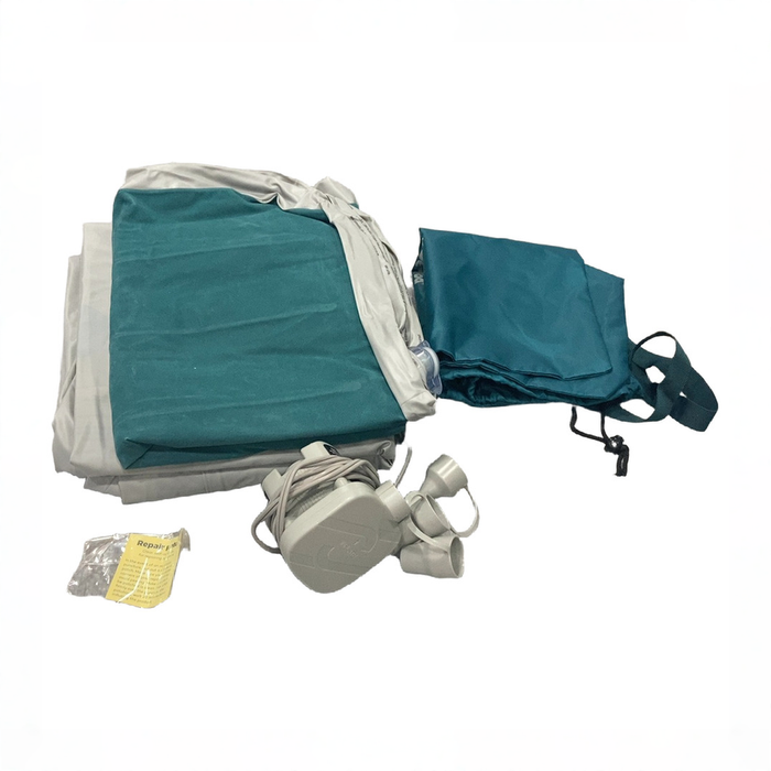 Shop SlumberPod SlumberTot Inflatable Toddler Bed, Gray/Teal at GoodBuy Gear