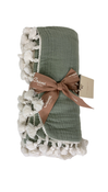 Shop Crane Baby 6 Layer Muslin Blanket, Evergreen at GoodBuy Gear