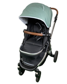 used Mockingbird Single 2.0 Stroller, 2023, Silver with Penny Leather, Windowpane, Sage