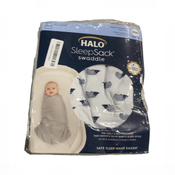 Shop Halo SleepSack Swaddle, Navy Hedgehog, Newborn at GoodBuy Gear
