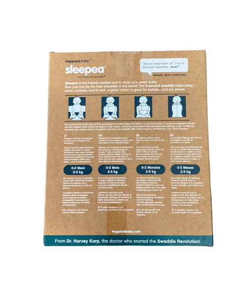 secondhand Happiest Baby Sleepea Swaddle, Ivory Planets, Small