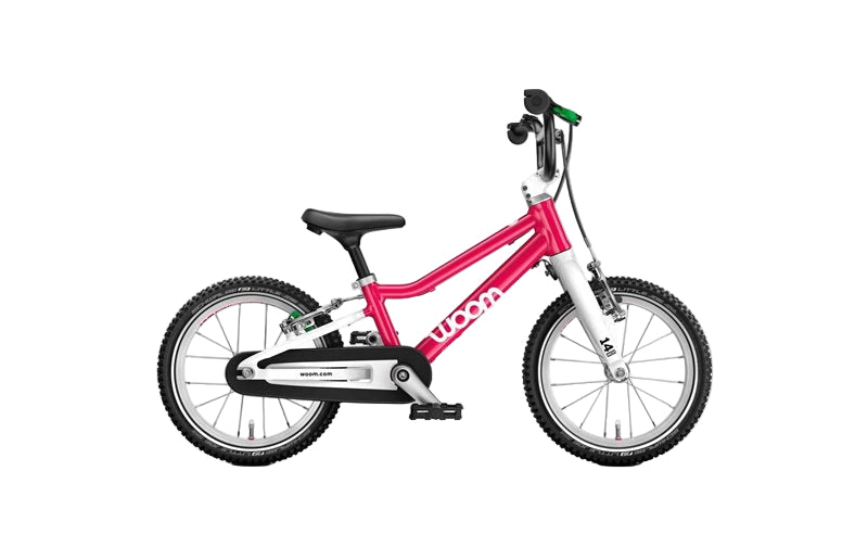 Woom GO 2 Bike- 14”, Hot Pink